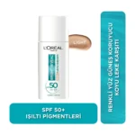 Loreal Paris Bright Reveal SPF 50+ Renkli Fluid Yüz Güneş Kremi Light 50ml