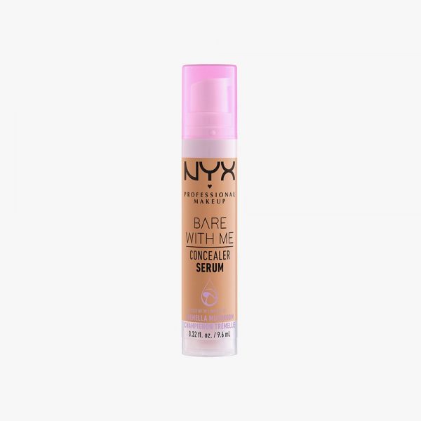 NYX-PMU-Makeup-Face-Concealer-BARE-WITH-ME-CONCEALER-SERUM-BWMCCS07-MEDIUM-0800897129828-Front-600x600-1.jpg NYX Professional MakeUp Bare With Me Concealer Serum – medium 7 - Görsel 1