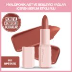 Maybelline New York Serum Etkili Hyaluronik Asit ve Besleyici Yağ İçeren Ruj Satin Upstate 101