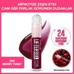 Maybelline New York Lifter Gel Ekstra Parlak ve Nemlendirici Dudak Parlatıcısı 08 Berry Twist