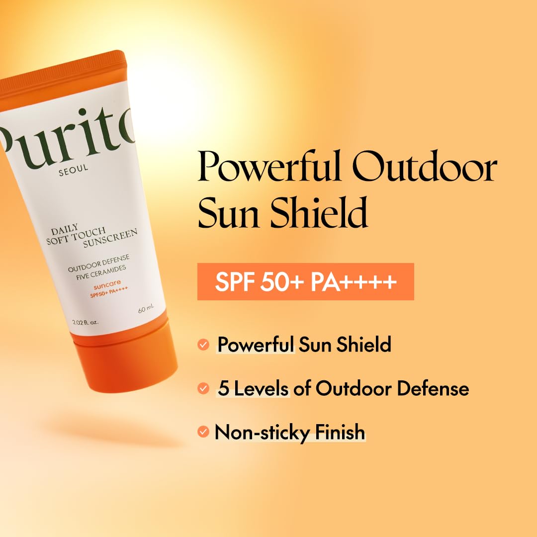 DailySoftTouchSunscreenPurito.jpg Purito Günlük Yumuşak Dokunuşlu Güneş Kremi SPF50+ PA++++ - Görsel 1